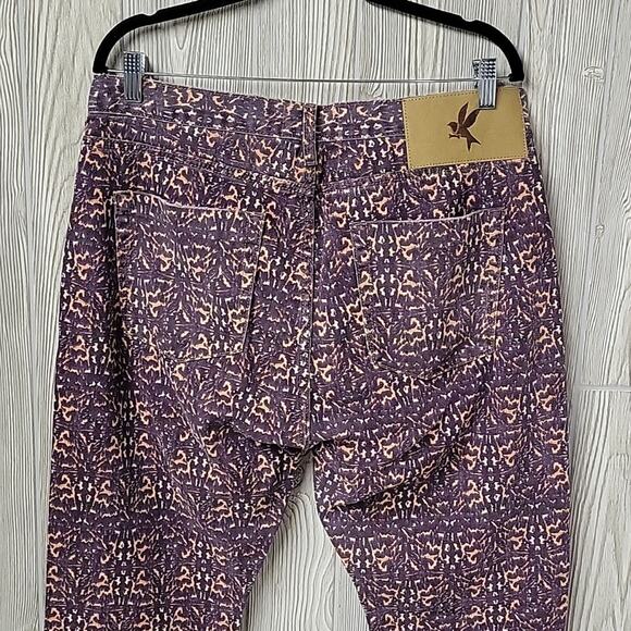 One Teaspoon Azteca Leopard Tapered Denim Jeans Womens Size 29 NWT - Picture 4 of 12